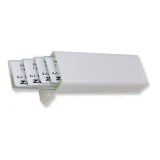 Caja guardar portaobjetos plástico BPG-008. Capacidad 5 piezas