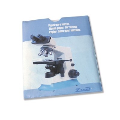 Papeles limpiar lentes 110x85 mm HBR-002. Bolsa 50 unidades