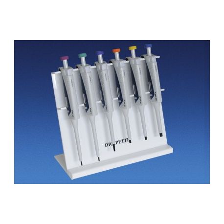 Soporte micropipetas Digipette. Capacidad 6 pipetas