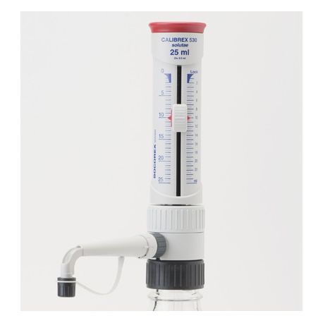 Dispensador frasco estándar Calibrex Solutae 530. Volumen 1-10 ml