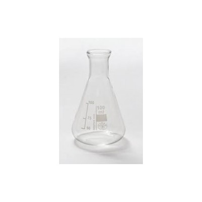 Matraz Erlenmeyer vidrio Simax 25 ml. Caja 10 unidades