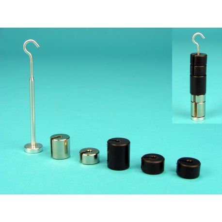 Slotted weights with weight holder V-11261. Set 2x1g-2x2g-1x5g-1x10g