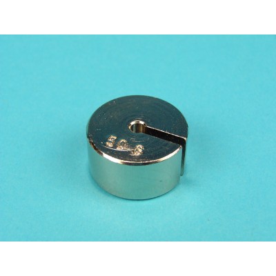 Peso ranurado portapesos V-11277. Metálico 50 g