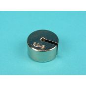 Pes ranurat portapesos V-11277. Metàl·lic 50 g