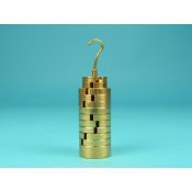 Pesos ranurats amb portapesos V-11268. Joc 2x5g-1x10g-9x20g-1x50g