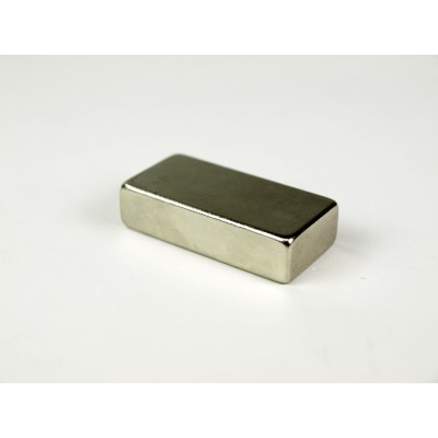 Imán neodimio rectangular. Medidas 40x20x10 mm