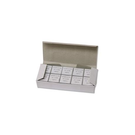 Square coverslips 24x24 mm. Box 1,000 pieces