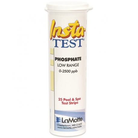 Instatest 3021 indicator strips. Phosphate 0-25 mg/l. Tube 50 units