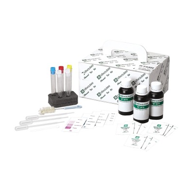 Prova química MT-6003. Paràmetres N-P-K del sòl. Capsa 3x25 unitats.
