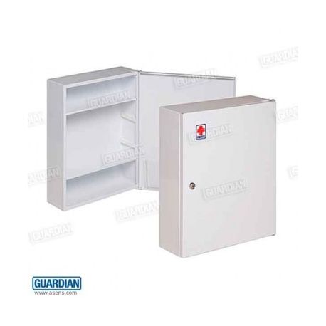 Guardian FAR-607 first aid cabinet. Metallic 310x380x130 mm