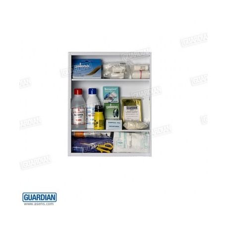 Equipament farmaciola Guardian BCO-015. Contingut 34 articles