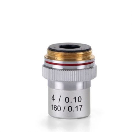 Ecoblue EC-7004 microscope objective. Achromatic 4x / 0.10