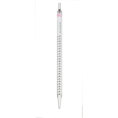 Pipetes graduades plàstic PS estèrils 25 ml. Capsa 150 unitats