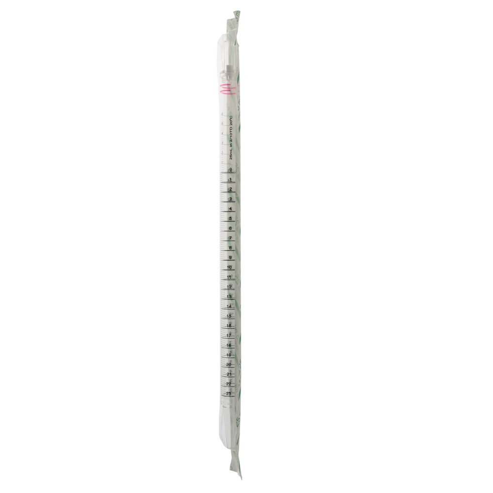 Pipetes graduades plàstic PS estèrils 25 ml. Capsa 150 unitats