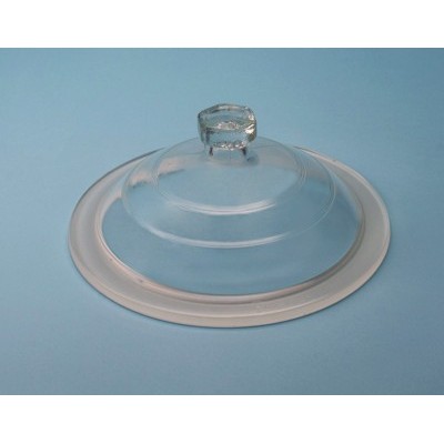 Tapa dessecador vidre Endo amb pom 150 mm. Diàmetre 210 mm