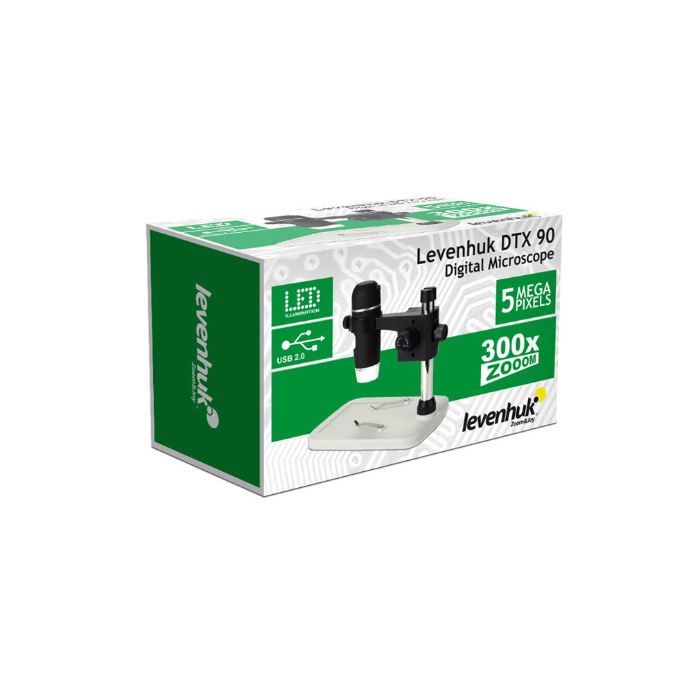 Microscopio digital USB Levenhuk DTX 90. Sensor 5 Mp (10x-300x)