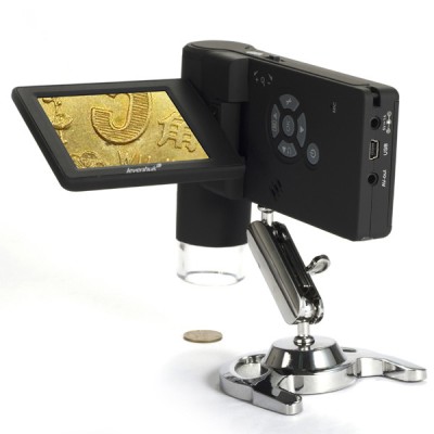 Microscopi digital USB Levenhuk 500 Mobi. Sensor 5 Mp (20x-500x)