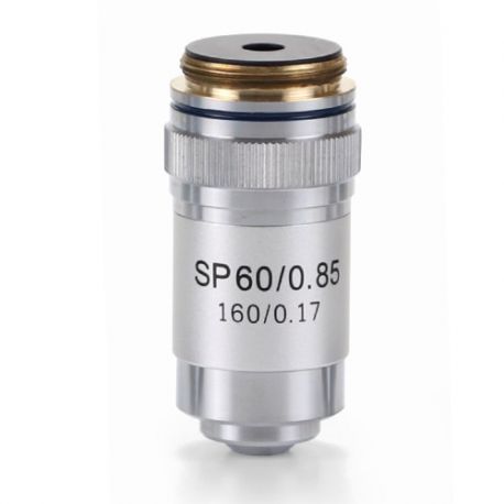 Bioblue AE-5599 microscope objective. Semiplaneachromatic 60x/0.75-R