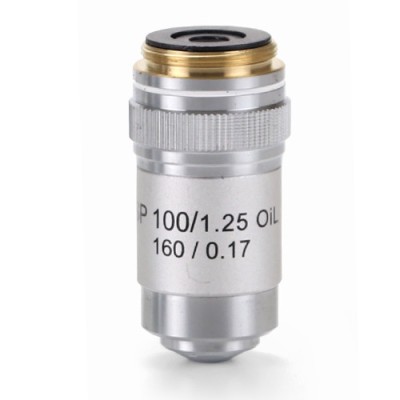 Objetivo microscopio Bioblue AE-5601. Semiplanoacromático