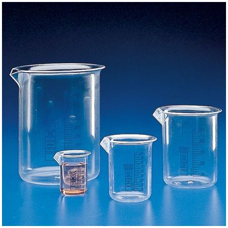 Graduated PMP plastic beaker. Capacity 250ml