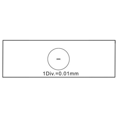 Micròmetre calibrar oculars AE-1110. Divisions 1/100 mm (0'01