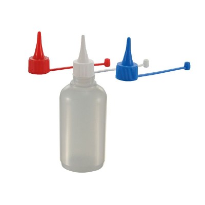 Frasco cuentagotas plástico PELD con cánula. Capacidad 250 ml