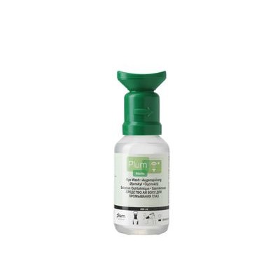 Solución lavaojos salina cloruro de sodio 0'9%. Frasco 1 ojo 500 ml