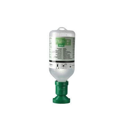 Solución lavaojos salina cloruro de sodio 0'9%. Frasco 1 ojo 500 ml