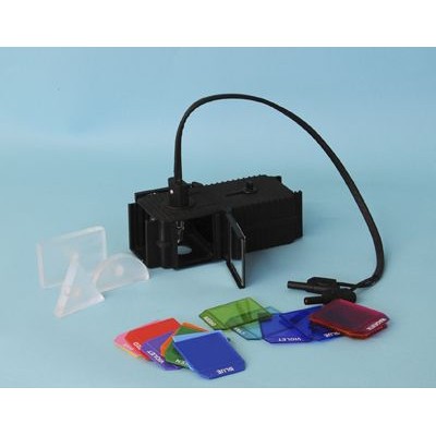 Física QLG-003. Óptica con caja luz y accesorios