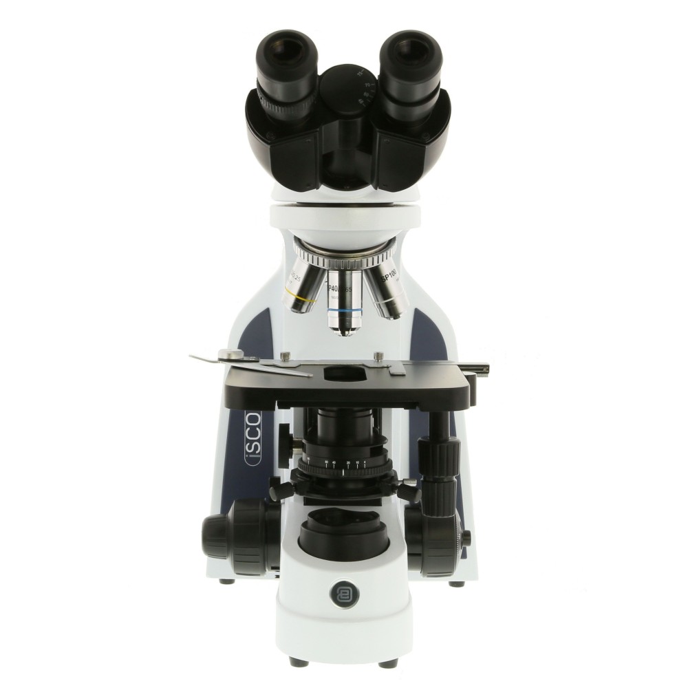 Microscopio planoacromático Iscope IS-1152-EPLi. Binocular 40x-1000x