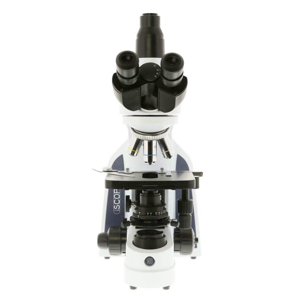 Microscopio contraste fases Iscope IS-1153-PLPHi. Triocular 100x-1000x