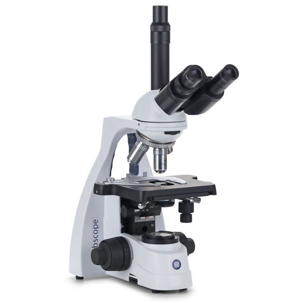 Microscopio planoacromático Bscope BS-1153-EPL. Triocular 40x-1000x