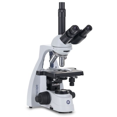 Microscopio planoacromático Bscope BS-1153-PLi. Triocular 40x-1000x