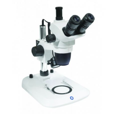 Nexius-Evo NZ-1703-P triocular stereomicroscope. Column 6'5x-55x