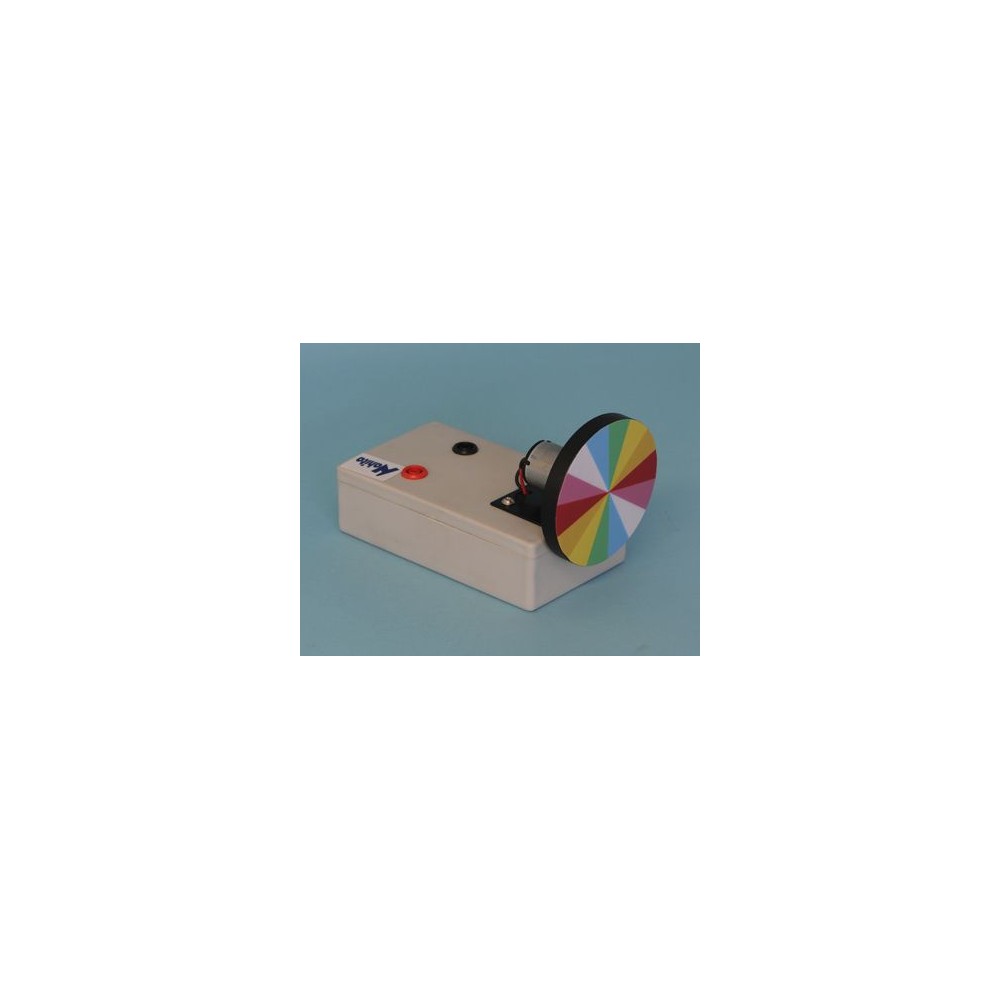 Disc Newton cromàtic QLG-002. Motoritzat amb motor DC
