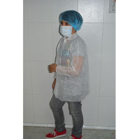 TST disposable children's gowns 30 grams velcro front. Box 50 units