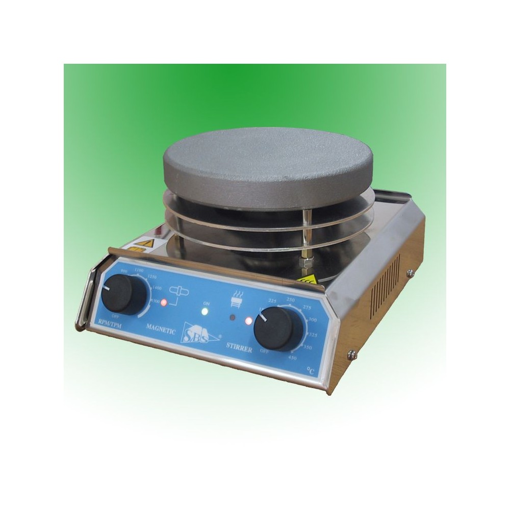 Agitador magnético con calefacción SBS ACS-160. Acero inoxidable 12 litros