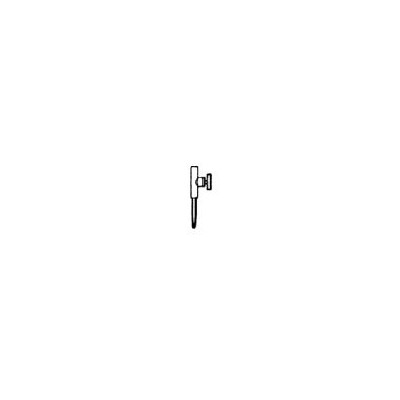 Glass burette thread stopcock stripe PP Proton graduated 0'10ml. Capacity 25 ml.