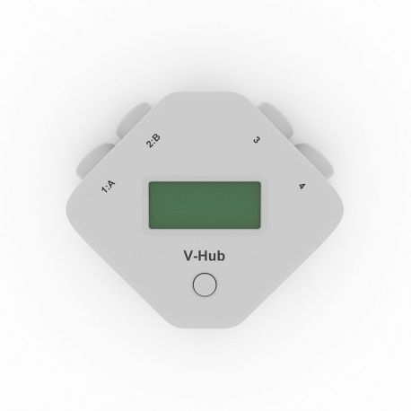 Consola adquisició dades Easysense V-Hub. Bàsica 4 sensors 