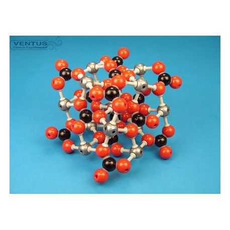 Modelo cristalográfico MKO-126-66. Calcita, 66 átomos