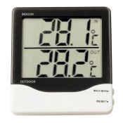 Digital interior-exterior thermometer KJM-009. Sensor with cable
