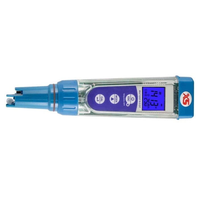 Rangs Dimensions XS PCT-5 pocket multiparametric meter. pH-EC-TDS-NaCl-Temp ranges