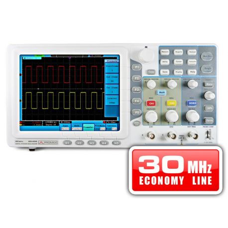 Promax OD-603 digital oscilloscope. Bandwidth 2x30 MHz