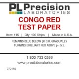 Tires indicadores paper vermell Congo P-115. Tub 100 unitats
