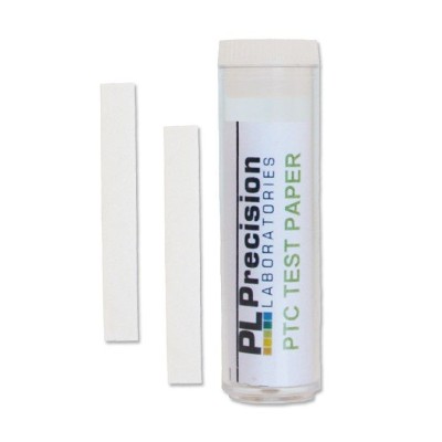 Tires reactives paper n-feniltiourea (PTC) P-165. Tub 100 unitats