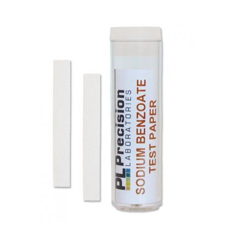 Sodium benzoate P-166 taste paper test strips. Tube 100 units