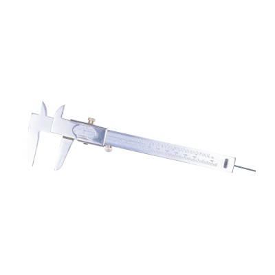 Pie de rey mecánico acero pulido mate M-1910. Capacidad 150 mm en 0'10 mm
