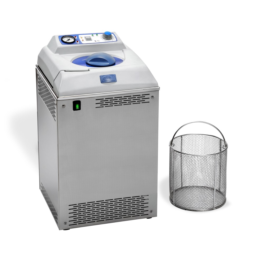 Autoclau vertical purgador atmosfèric MED-20. Capacitat 20 litres