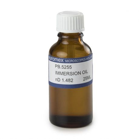 Aceite de inmersión índice refracción PB-5255. Frasco 25 ml