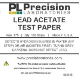 Tires reactives paper plom acetat P-175. Tub 100 unitats